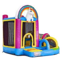 JB H&uuml;pfburg Mini mit Rutsche Einhorn