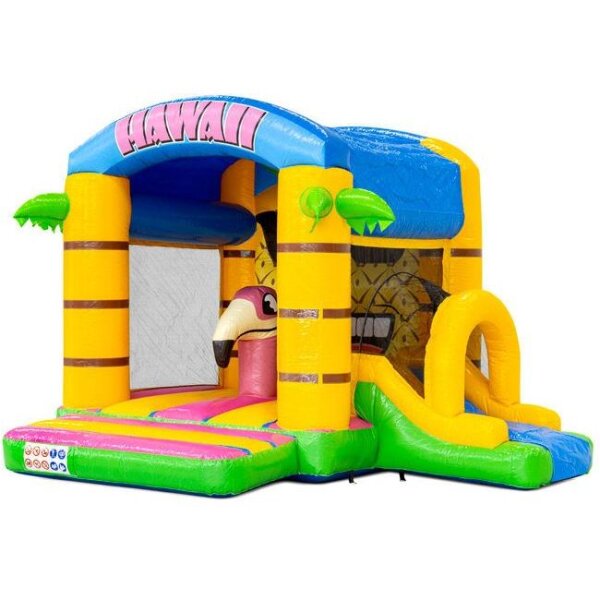 JB H&uuml;pfburg Bouncy Box mit Dach Hawaii